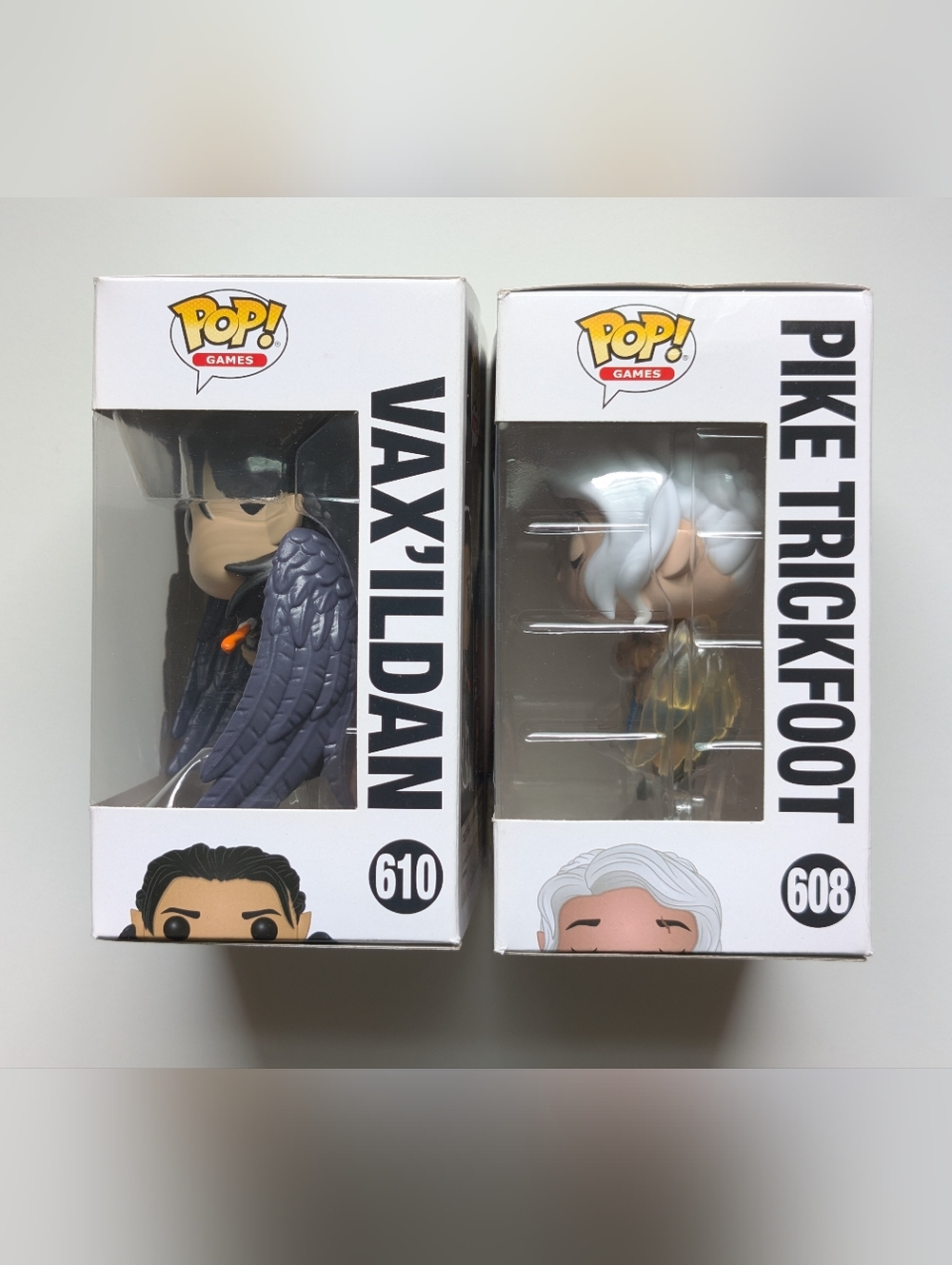 Funko Pop! Critical Role Vax'ildan & Pike Trickfoot Vinyl Figures Duo - Picture 3 of 6